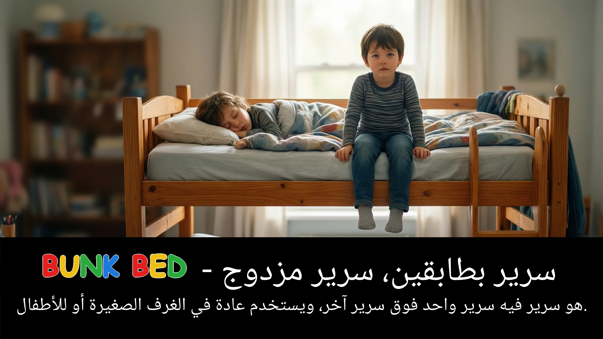 Arabic Illustration for bunk bed
